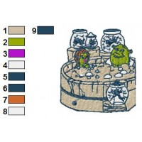 Shrek Embroidery Design 1